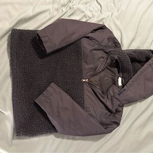 Kids’ Black Hooded Jacket